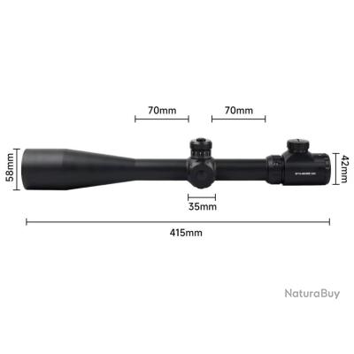 Lunette de tir Arrowhead LPVO Series 1-10X24 SFP réticule BDC rouge SWAMPFOX - Conditions Extremes