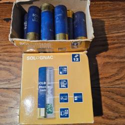 Lot de 48 cartouches cal 12 solognac pb4 bj 36g et 25 mary arme pb 8 32 g bg