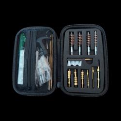 Kit universel de nettoyage multicalibre - 21 pièces avec trousse zippée