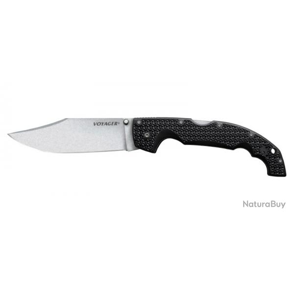 Couteau Cold Steel Voyager XL - Lame Clip Point 140mm - Manche Griv-Ex - Clip rversible