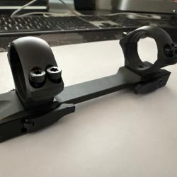 Montage Lunette Monobloc Picatinny QD (Quick Detach) - Pour Corps Lunette 30mm - Acier