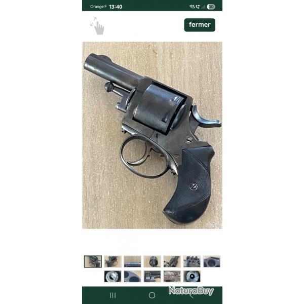 "THE BRITISH BULLDOG" - CALIBRE 380 -     6 COUPS - PAR MUSSEN LALLEMAND