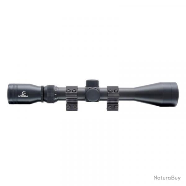 LUNETTE ARCEA 3-9X40 + PAIRE COLLIERS 11MM