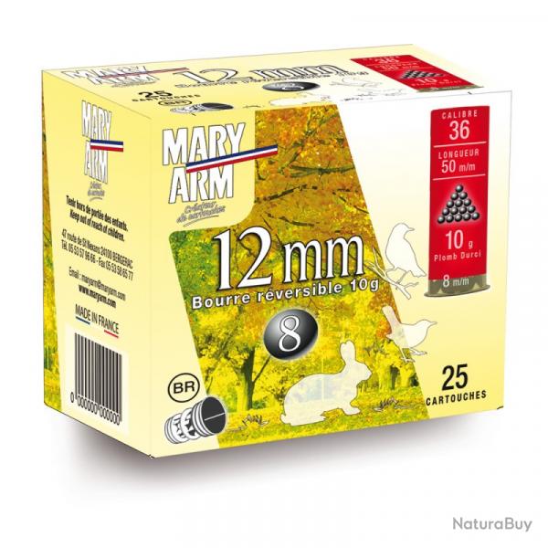 1 Boite de 25 Cartouches 12mm N4