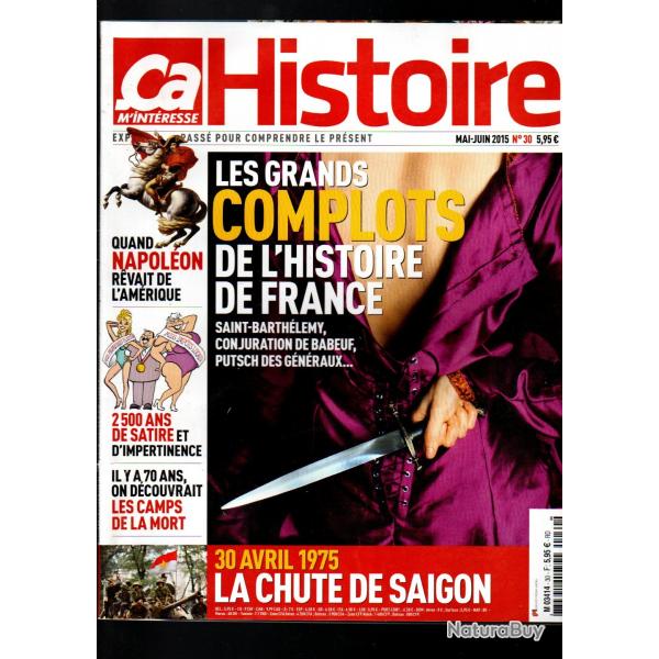 a m'interesse histoire 30 de 2015, napolon, la chute de saigon, la toilette au fil du temps,