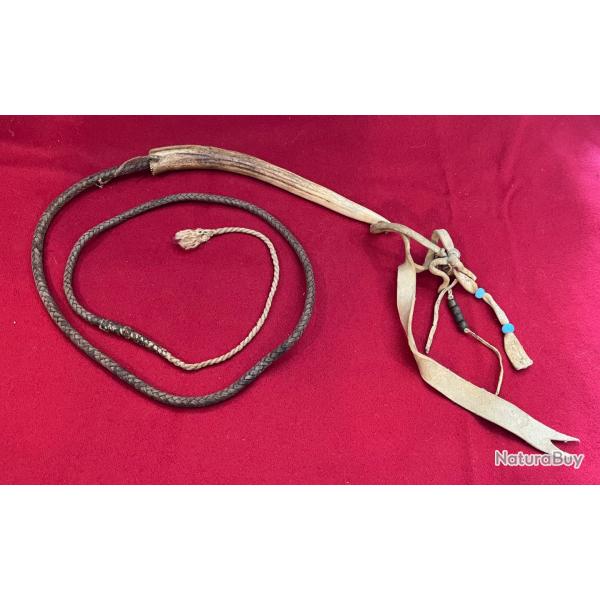 Fouet indien des plaines bois de cerf