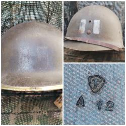 CASQUE US A IDENTIFIER - COQUE  SOUS-CASQUE ET FILET