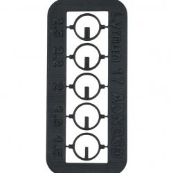 plaquette d'inserts lame pour guidon LYMAN série 17    1.5/1.8/2/2.2/2.5 mm