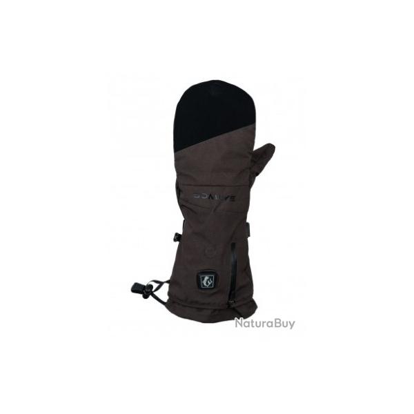 Gants mitaines chauffants SOMLYS kaki