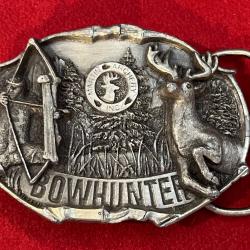 Rare boucle de ceinture   Bowhunter Martin archery inc made in usa 1983