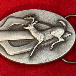 Rare boucle de ceinture   Bowhunter chasse à l arc  made in usa 1977