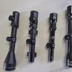 Lots lunettes de chasse