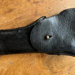 «?Holster en cuir fauve pour Colt .45 M1911 ? Modèle réglementaire US WWI, pièce d?époque?»