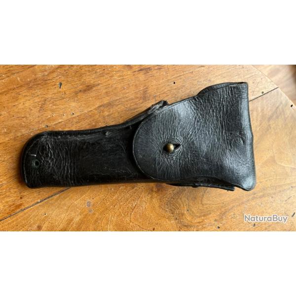 ?Holster en cuir fauve pour Colt .45 M1911 ? Modle rglementaire US WWI, pice d?poque?