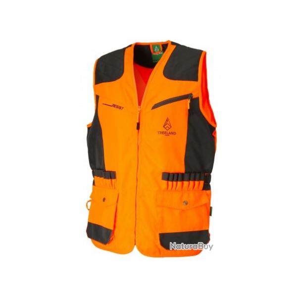 Gilet TREELAND renforc camouflage orange