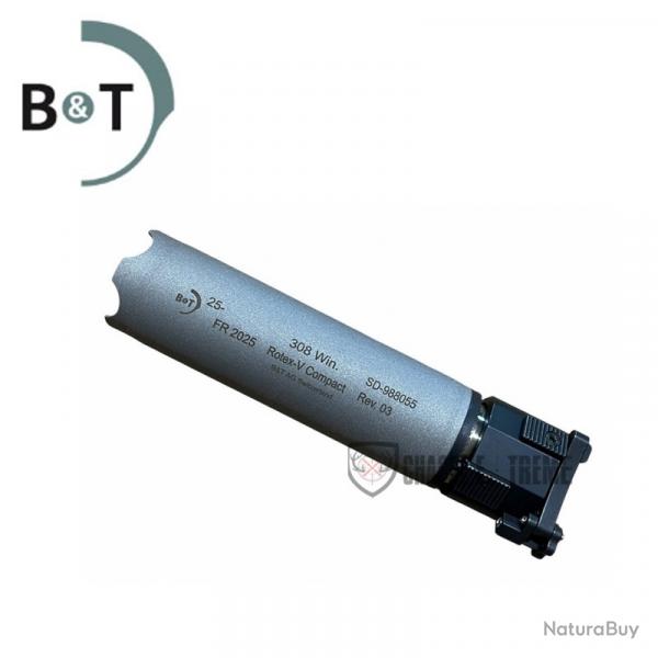Silencieux B&T Rotex-V Compact Cal 308 Win pour Cache Flamme M4