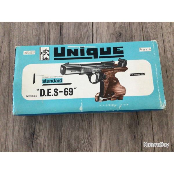 Pistolet UNIQUE vitesse olympique DES VO/79 en calibre 22 short