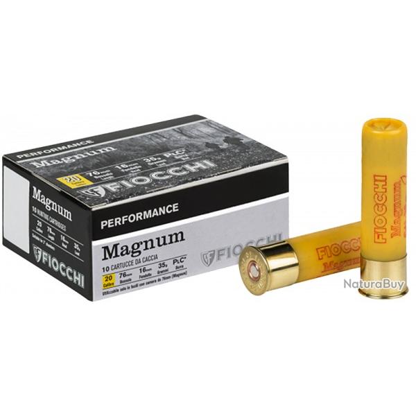 Cartouches Fiocchi Magnum 35g BJ - Cal. 20 x5 boites