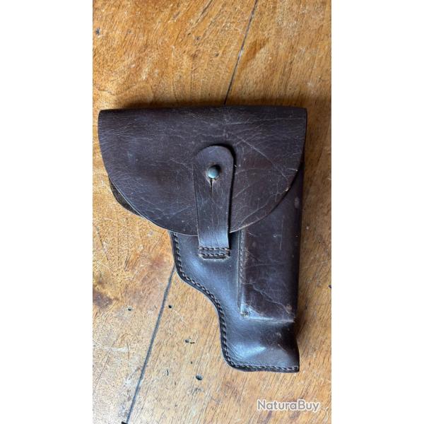 ?tui en cuir pour pistolet Unique RR 51 Police ? Modle de ceinture, vintage, excellent tat?