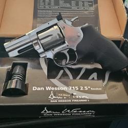 Dans wesson 715 2,5 pouces 4,5 mm plombs