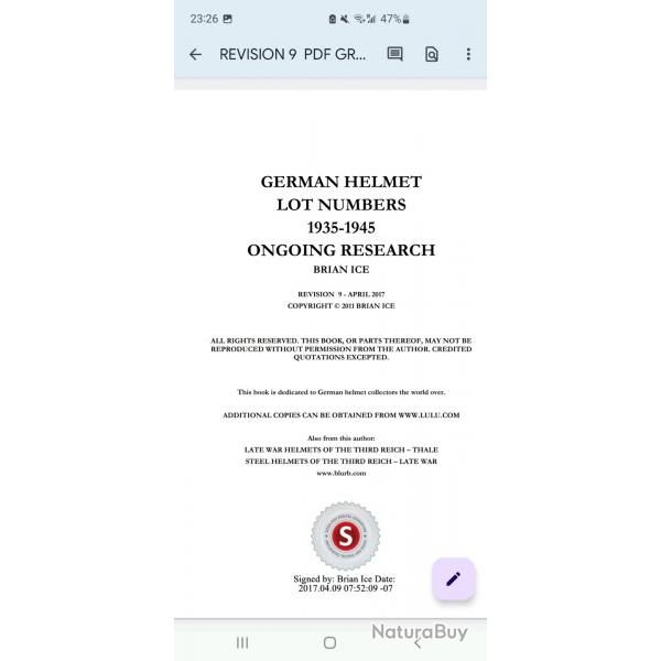 Livre numrique BRIAN ICE 9 Identification casques Allemands