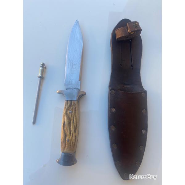 Couteau de chasse les 2  diables