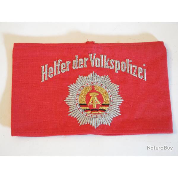 Brassard Allemagne de l'est DDR  Helfer der Volkspolizei