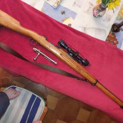 Mauser Suédois "Carlgustaf M96" 6,5x57. Rechambré Frankonia avec tout le matériel de rechargement.