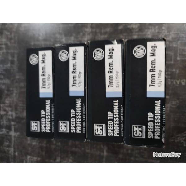 RWS LOTS DE BALLES 7MM REM MAG SPEED TIP PRO 3 ACHETER + 1 OFFERT