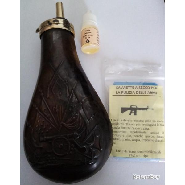 Poire  poudre calibre 36 + accessoires