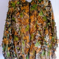 Costume de chasse camouflage à capuche. Neuf.