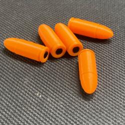 Lot de 5 cartouches inertes 9×19 mm Avec amortisseur