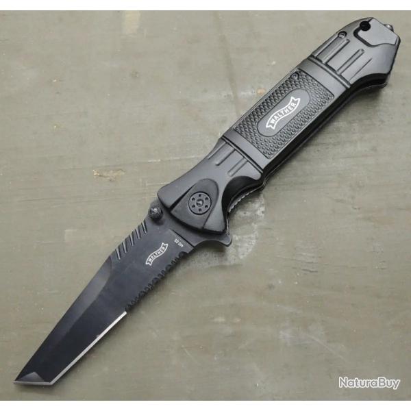 Couteau Walther Tanto, couteau de sauvetage