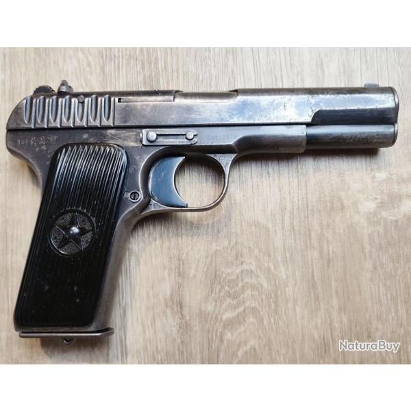 Pistolet TOKAREV TT-30 - Fab. Russe 1935 - Cal. 7,62 x 25 Tokarev - Monomatricule 23086 (Occasion)