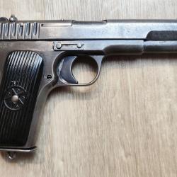Pistolet TOKAREV TT-30 - Fab. Russe 1935 - Cal. 7,62 x 25 Tokarev - Monomatricule 22250 (Occasion)
