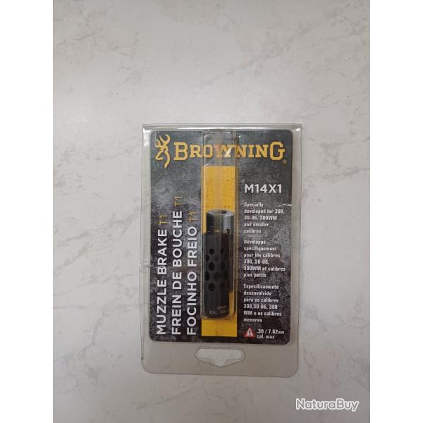 Frein de bouche browning M14x1 compatible 308 ,30-06 , 300WM et calibres plus petits