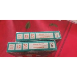 Lot de 2 boîtes de 10 cartouches Gilles Flers- 6 disperseur- Grand culot.