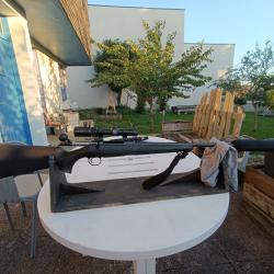 Sauer 100s fileté cal 308 win .308 Win. Droitier 54 cm +Modérateur de Son Freyr & Devik Featherwei
