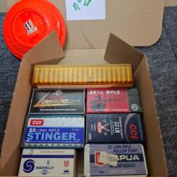 Lot Boîtes Munitions 22LR pour Essais ou collection - LOT n°1