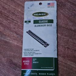 Rail fixe Weaver 21 mm pour Remington 4, 6, 74, 76, 750, 7400, 7500, 7600, 7615 Savage 67