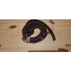 Bretelle 1907 US Turner Saddlery biothane marron. Made in USA.
