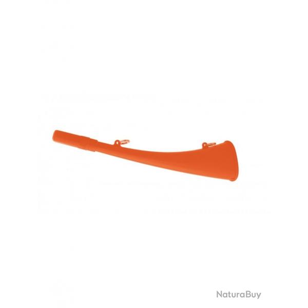 Corne d'appel 25 cm Mtal 25 cm orange fluo