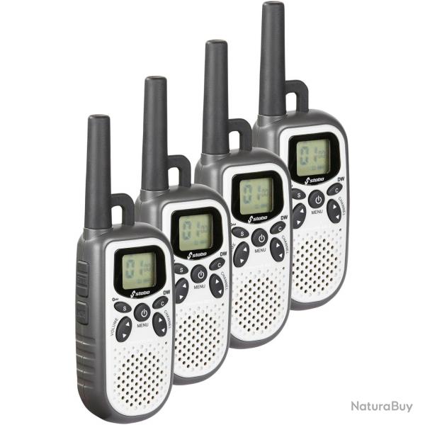 Pack de 4 talkies-walkies freecomm 400 II