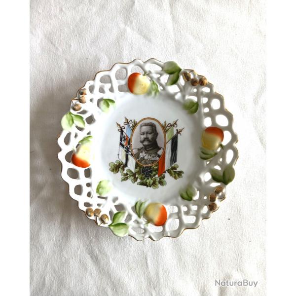 Divers - DE301340b Assiette  dessert Hindenburg WW1