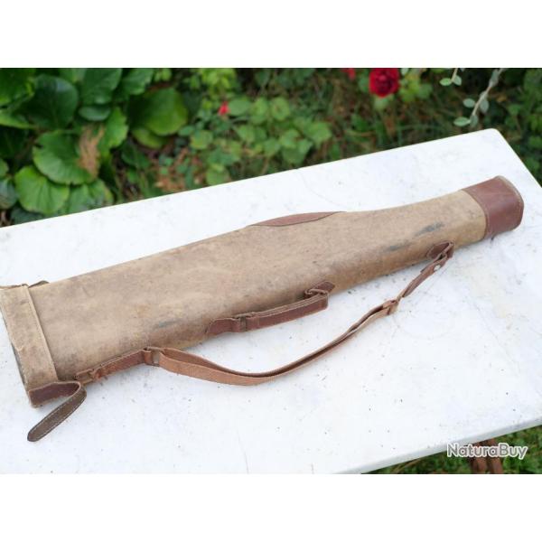 tui jambon tissus + cuir fusil chasse des annes 20/30 - S7