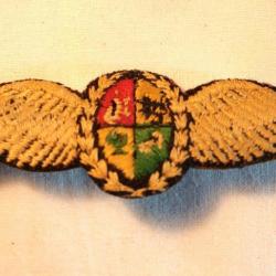 Brevet pilote BELGE aviateur Badge Aviator  SAAF South Africa Airforce Pilots wing ref SDC24KAM011