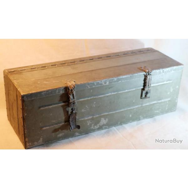 Caissette militaire aluminium INCONNUE - sans doute aviation -  identifier - d'poque WWI
