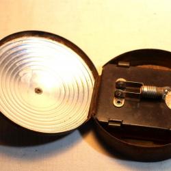 ARMÉE FRANÇAISE - Lampe Cipel MAZDA WWII avec déflecteur - ref SDC24CIP001