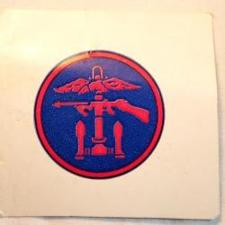 ROYAL COMMANDO MARINE - Décalcomanie ou autocollant CASQUE   WWII -  ref SDC24KAM020