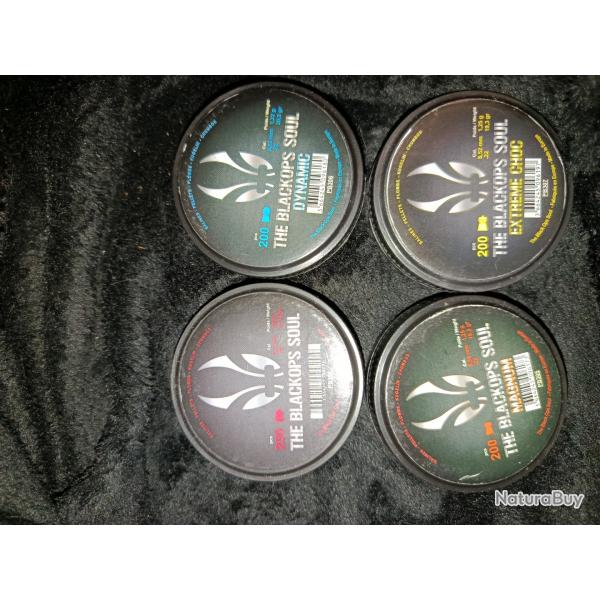 Lot de plombs 5.5 black ops